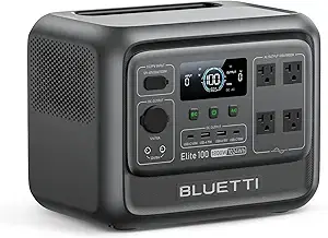 BLUETTI Elite 100 V2 Portable Power Station for Camping 1024Wh 1800W