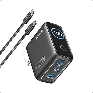 Anker 100W 3-Port GaN USB-C Charger