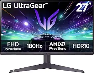LG 27" FHD 180Hz Gaming Monitor