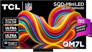 TCL 55" QM7L Mini-LED QLED 144Hz Smart TV