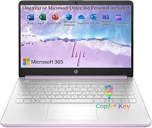 HP 2027 Everyday Laptop, Intel CPU, 128GB Storage, Copilot AI, Office 365
