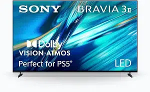 Sony 85 Inch BRAVIA 3 II LED 4K HDR Smart Google TV with Gemini K-85XR30M2