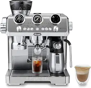 De'Longhi La Specialista Maestro Espresso Machine with Coffee Grinder