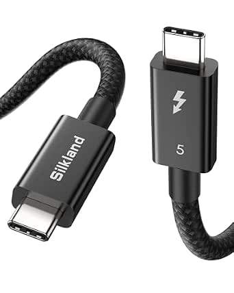Silkland Thunderbolt 5 Cable 80Gbps 240W