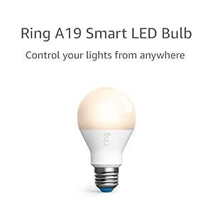 Ring A19 Smart LED Bulb, 800 Lumens