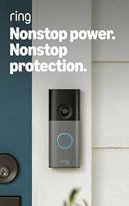 Ring Wired Doorbell 2K, Wide-Angle, 6x Zoom