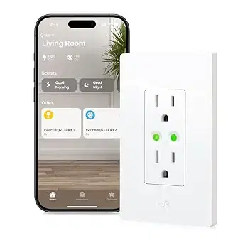 Eve Energy Outlet (Matter) – Smart Outlet & Power Meter