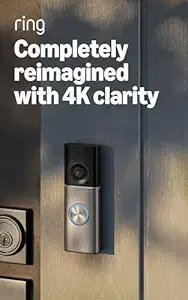 Ring Wired Doorbell Pro 4K with Enhanced Zoom
