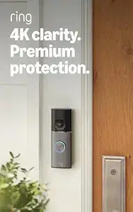 Ring Battery Doorbell 4K Pro, Retinal 4K, 10x Zoom