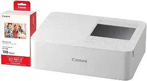 Canon Selphy CP1500 Wireless Photo Printer + RP-108 Ink/Paper