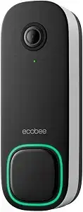 ecobee Smart Video Doorbell Camera Wired 1080p HDR, Smart Alerts