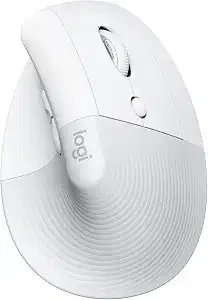 Logitech Lift for Mac Vertical Ergonomic Wireless Mouse - Off White