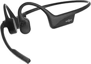 SHOKZ OpenComm2 Open-Ear Bluetooth Headset, Noise-Canceling Mic
