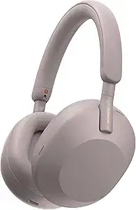 Sony WH-1000XM5 Premium Noise Cancelling Wireless Headphones, Smoky Pink
