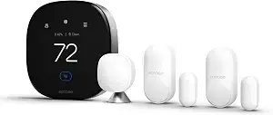 ecobee Comfort and Security Bundle, Smart Thermostat Premium & SmartSensor