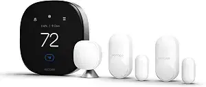 ecobee Comfort and Security Bundle, Smart Thermostat Premium & SmartSensor