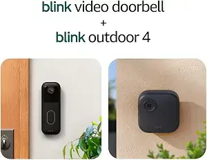 Blink Video Doorbell + Outdoor 4 - HD Wireless Security Camera