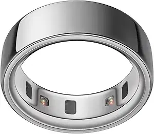 Oura Ring 4 - Silver Size 8 - Sleep & Activity Tracker