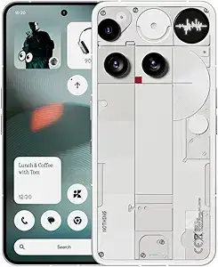 Nothing Phone (3) Cell Phone, 5G Unlocked Phones 512GB, Android 15, Snapdragon 8s Gen4, AI Mobile Phones with Four 50MP Cameras & AMOLED Display, 5150mAh, Glyph Interface, Smartphone White