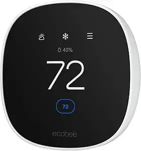 ecobee Smart Thermostat Essential - WiFi Thermostat, Energy Star Certified