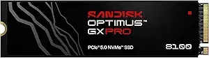 Sandisk Optimus GX PRO 8100 2TB PCIe 5.0 NVMe SSD, M.2 2280