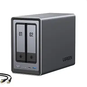 UGREEN NAS DXP2800 2-Bay for Advanced Home Users, Remote Workers & Creators