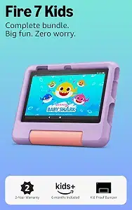 Amazon Fire 7 Kids Tablet - 16GB Purple