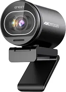 EMEET S600 4K Webcam for Streaming, Sony 1/2.55'' Sensor, PDAF Autofocus