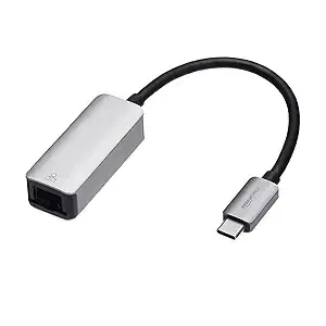 Amazon Basics USB-C to Gigabit Ethernet Adapter