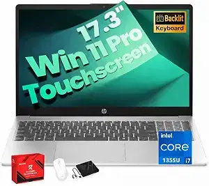 HP 15.6" FHD Touchscreen Laptop - Intel i7, 16GB RAM, 512GB SSD