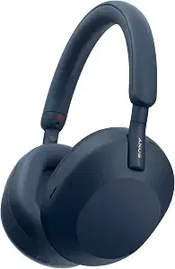 Sony WH-1000XM5 Premium Noise Cancelling Wireless Headphones, Midnight Blue