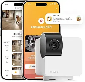 Petcube Cam 360 – Wi-Fi Pan-Tilt Pet Security Camera with App