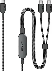 Anker 4FT 2-in-1 USB-C Cable 140W