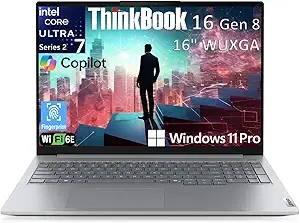 Lenovo ThinkBook 16 Gen 8 AI PC, Intel Ultra 7, 32GB, 2TB