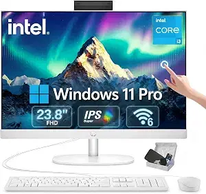 HP All-in-One Desktop Computer, Core i3 N300, 16GB 512GB SSD
