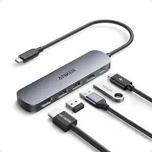 Anker 4K 5-in-1 USB-C Hub with 90W Power Delivery