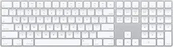 Apple Magic Keyboard with Numeric Keypad - White