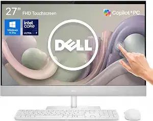 Dell 27" All in One Desktop Computer Intel Ultra 7 355 32GB 1TB Copilot PC