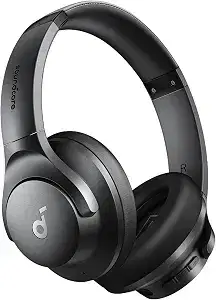 soundcore by Anker Q20i Hybrid Active Noise Cancelling Headphones, Black