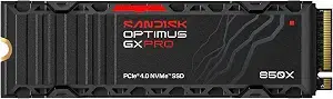 Sandisk Optimus GX PRO 850X 4TB NVMe SSD with Heatsink, PCIe 4.0, M.2 2280