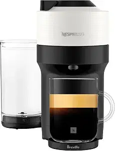Nespresso Vertuo Pop+ Coffee and Espresso Maker by Breville, Coconut White