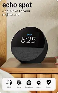 Amazon Echo Spot Smart Alarm Clock