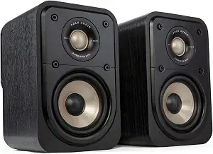 Polk Audio Signature Elite ES10 Surround Speakers, Pair, Stunning Black
