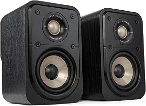 Polk Audio Signature Elite ES10 Surround Speakers, Pair, Stunning Black