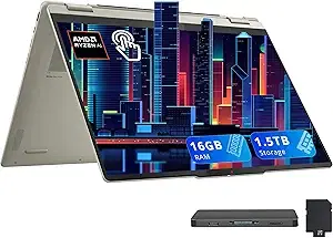 Lenovo Yoga 7i 16" 2K 2-in-1 Touchscreen Laptop