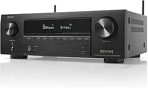Denon AVR-X1700H 7.2 AV Receiver, 80W, 8K HDMI