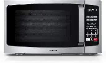 TOSHIBA Microwave Oven, 0.9 Cu.Ft, 900W, Stainless Steel