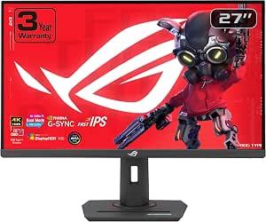 ASUS ROG XG27UCG 27 Inch 4K 160Hz USB-C G-SYNC Gaming Monitor