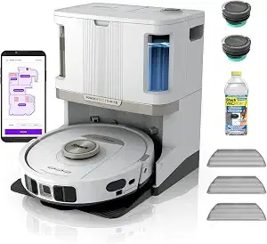 Shark PowerDetect Robot Vacuum & Mop Combo, 60-Day Self-Empty, AV2800ZE