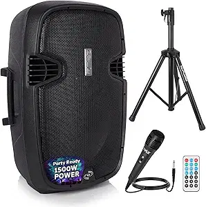 Pyle 1500W Wireless PA Speaker System 15